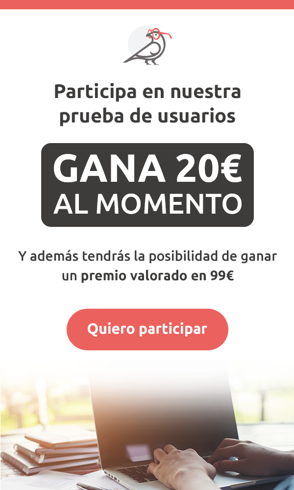 Participa en nuestra prueba de usuarios